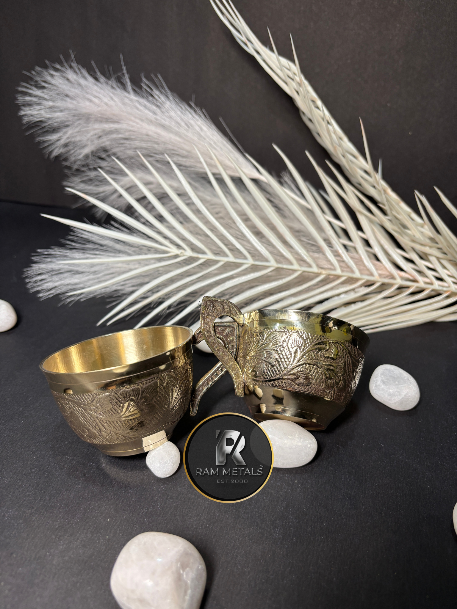 Premium Brass Cup Set Manufacturer and Supplier in India - Ram Metals